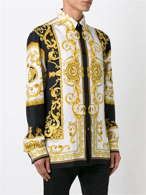 gianni versace shirt man|Versace men's designer shirts.